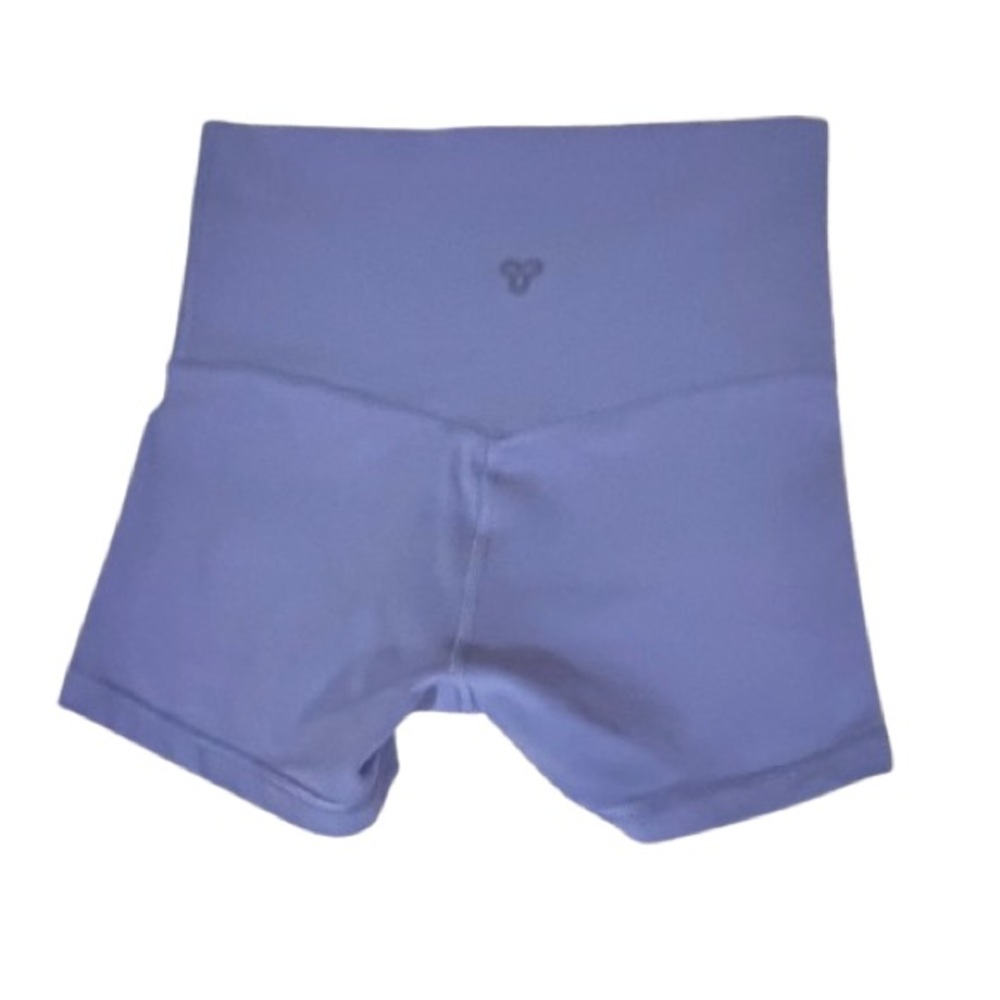 Aritzia TnAction- Periwinkle High-Waisted Biker Short. Size: small - Picture 3 of 4